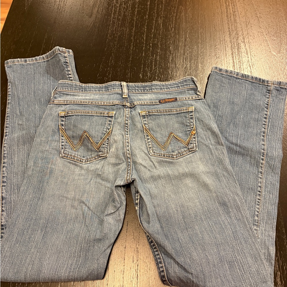 Wrangler Light Blue Straight Leg Jeans